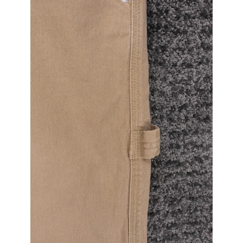 Levis Carpenter Pants Mens 38x30 Tag 38x32 Khaki Signature Levi Strauss Workwear